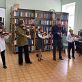 Юные музыканты Фролово выступили в библиотеке