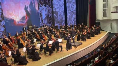 Филармонический оркестр  посвятил воскресный музыкальный вечер юбилею Рихарда Вагнера