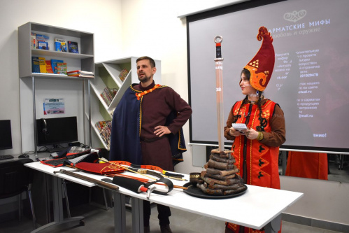 В Среднеахтубинской модельной библиотеке рассказали о сарматских мифах