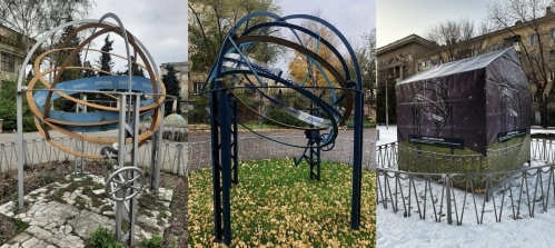 В Волгоградском планетарии отреставрировали астрономические предметы на своей территории