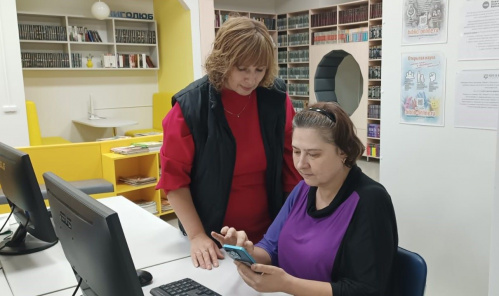 В модельной библиотеке Камышина учат цифровой грамотности старшее поколение В модельной библиотеке Камышина учат цифровой грамотности старшее поколение