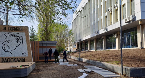 В Волгоградской Горьковке готовится к открытию читальный зал на открытом воздухе