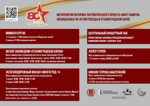 Определена программа мероприятий масштабного проекта «Мост Памяти»