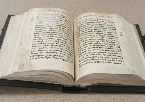 В Волгоградской Горьковке на год раньше завершилась реставрация книжного раритета