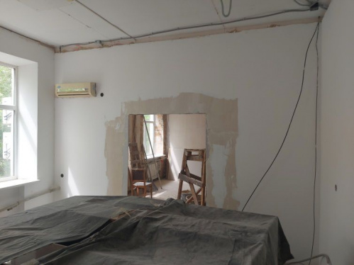 В Палласовке по нацпроекту ремонтируют детскую школу искусств