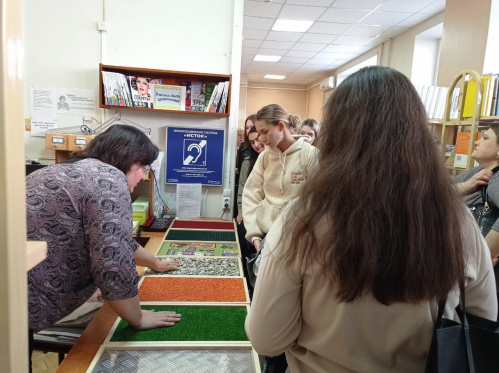 В Библиотеке для слепых провели семинар для волгоградских студентов