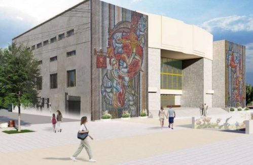 Территорию перед Волгоградским ТЮЗом благоустроят