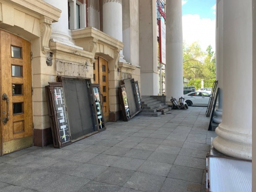 В Новом экспериментальном театре начался ремонт