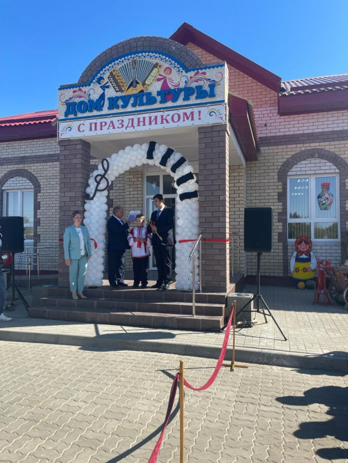В Камышинском районе открылся новый дом культуры