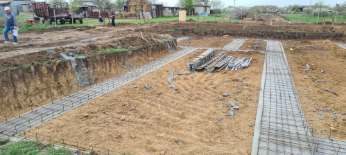  Строительство социально-культурного центра в селе Веселово: возводится фундамент