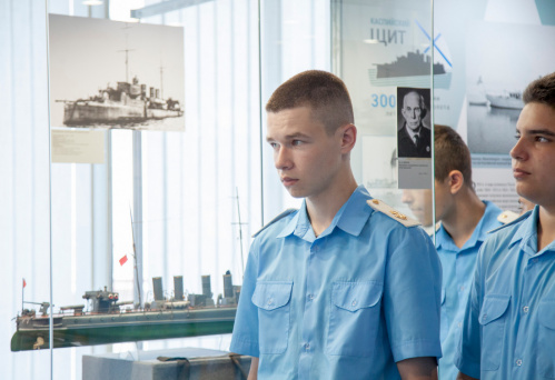 Музей-панорама «Сталинградская битва» представляет экспозицию об истории русского флота на Каспии