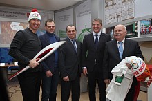 Передача олимпийских атрибутов в Краеведческий музей (6 февраля)