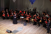 Премьера мюзикла «Русский секрет» Волжского русского народного оркестр им. Н.Н. Калинина (14 ноября 2013 г.) Фото Владимира Матюшенко