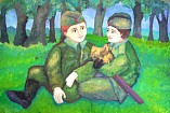 В Волгоградской детской галерее продолжается выставка «Победа в наших сердцах»