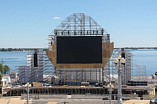 В Волгограде установили экран на площадке Фестиваля болельщиков